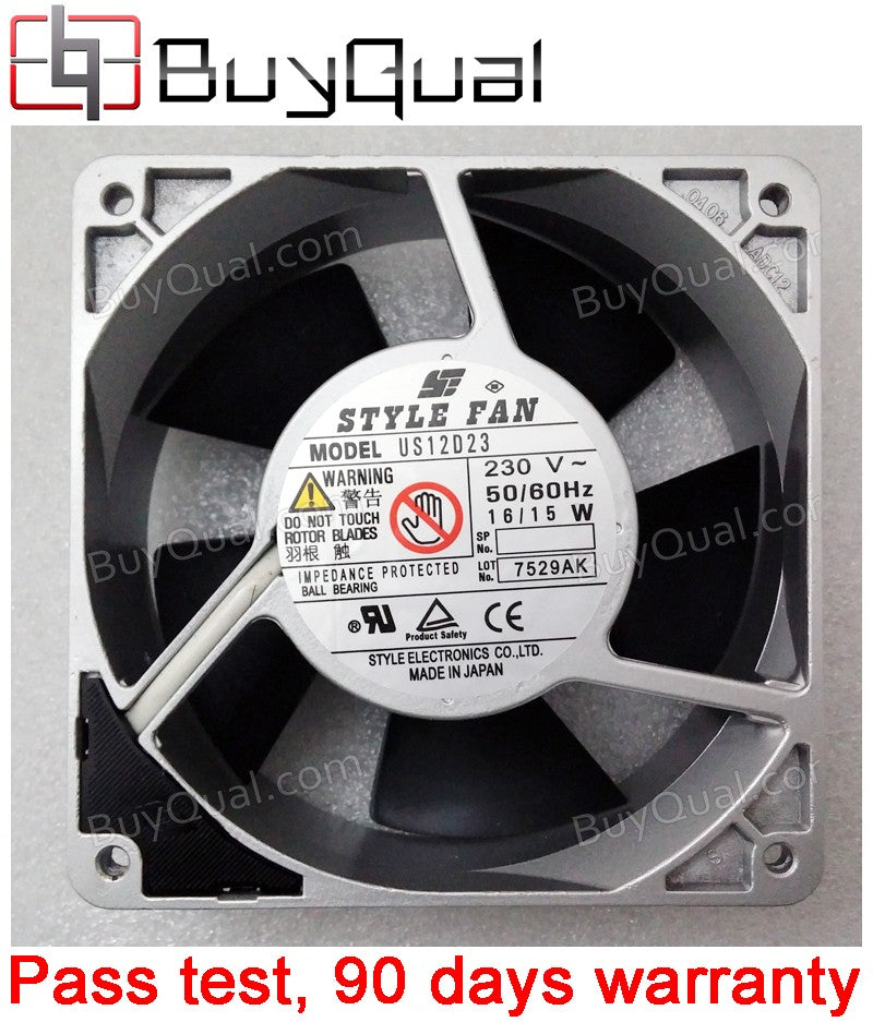 STYLE US12D23 230V 16/15W Cooling Fan STYLE US12D23 230V 16/15W Cooling Fan